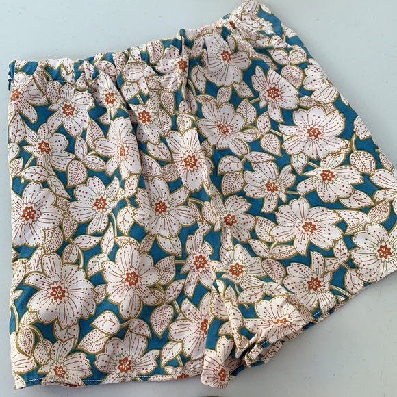 Anthropologie Georgine Floral Tie Shorts - Picture 6 of 8